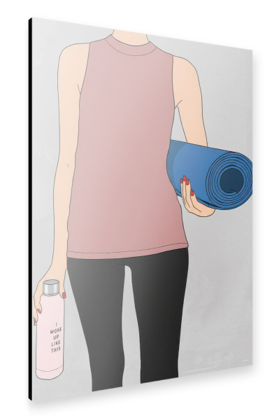 Alu-Dibond "Wachte so auf" 30x20 cm artboxONE