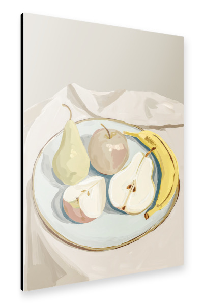 Alu-Dibond "Lieblings Früchteteller" 75x50 cm artboxONE