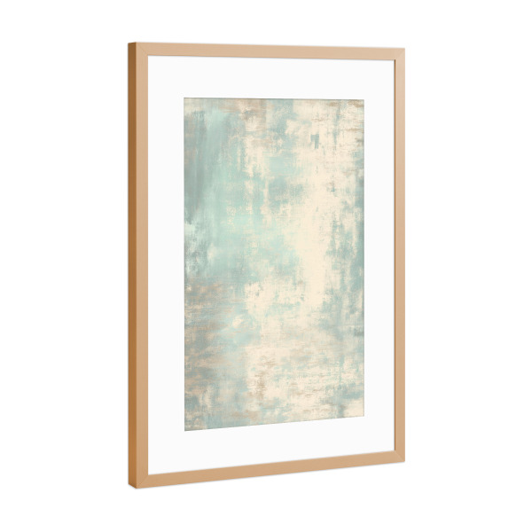 Poster mit Rahmen Kupfer "Sanfte Wandpoesie" artboxONE - Natur,Abstrakt