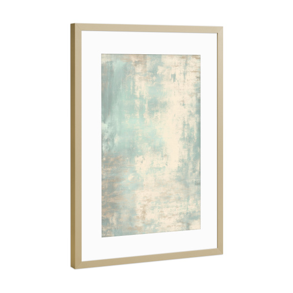 Poster mit Rahmen Gold "Sanfte Wandpoesie" artboxONE - Natur,Abstrakt