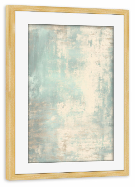 Poster mit Rahmen kiefer "Sanfte Wandpoesie" artboxONE - Natur,Abstrakt
