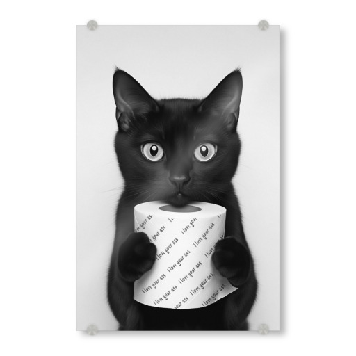 Toilethumor with a Cat