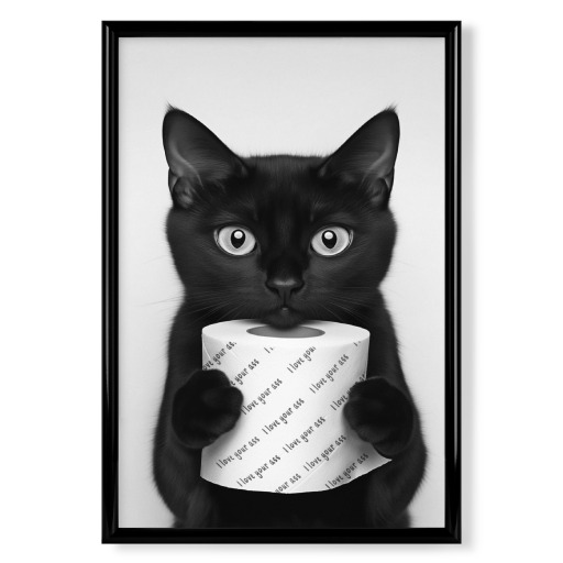 Toilethumor with a Cat