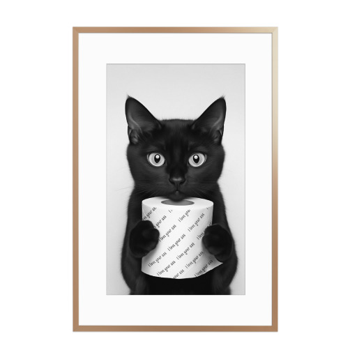 Toilethumor with a Cat