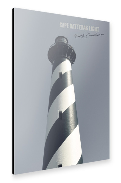 Alu-Dibond "Cape Hatteras Light vintage" 30x20 cm artboxONE