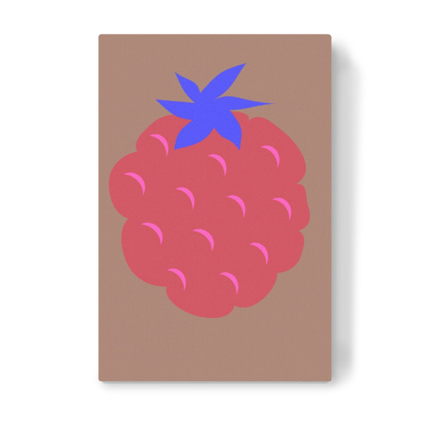 Leinwandbild "Himbeerliebe" artboxONE - Essen & Trinken,Liebe,Essen & Trinken / Obst & Gemüse