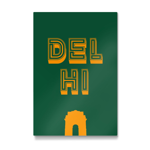 Galerie-Print "Delhi Typo" 75x50 cm artboxONE