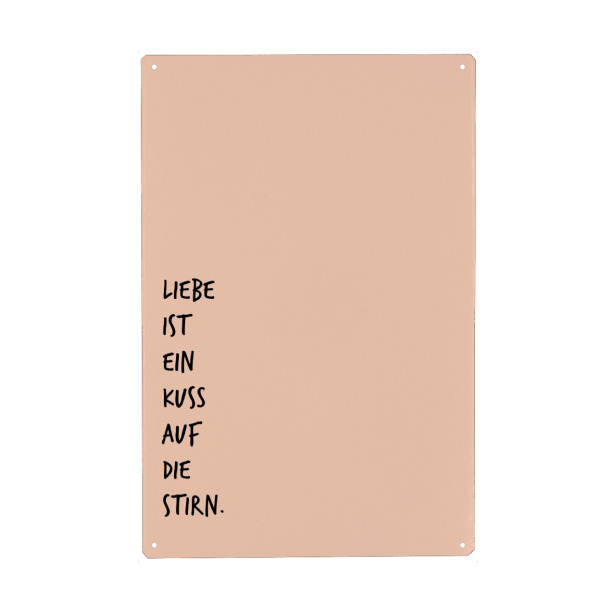 Holzbild "Liebe ist" artboxONE - Typografie,Liebe,Buchstaben / L