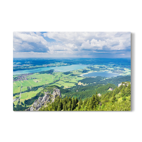 Galerie-Print "Seenblick vom Tegelberg" 75x50 cm artboxONE