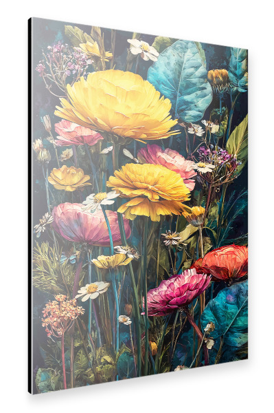 Alu-Dibond "Gartenblumen N (matart)" 30x20 cm artboxONE