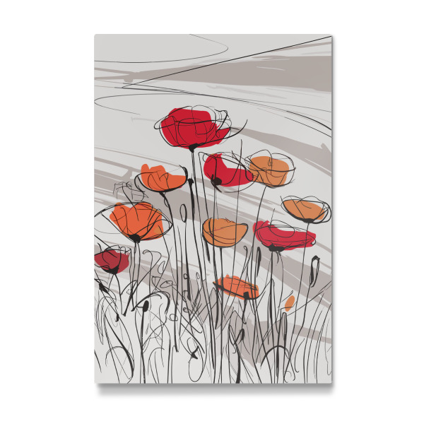 Galerie-Print "Abstract Poppies" 75x50 cm artboxONE