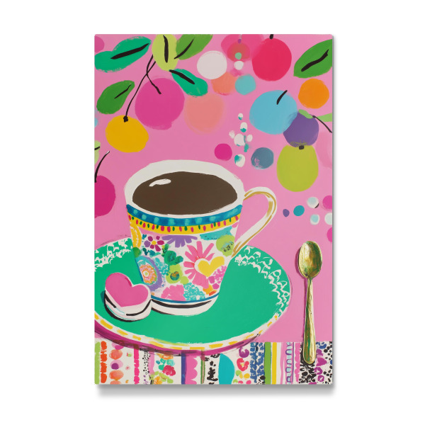 Galerie-Print "Kaffetasse im Frühling" 75x50 cm artboxONE