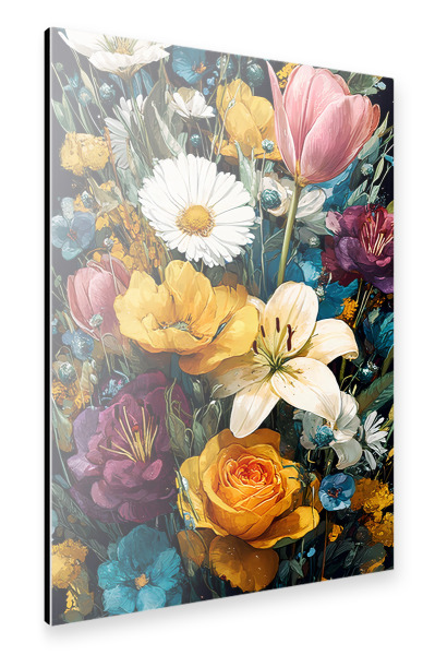 Alu-Dibond "Gartenblumen G (matart)" 30x20 cm artboxONE