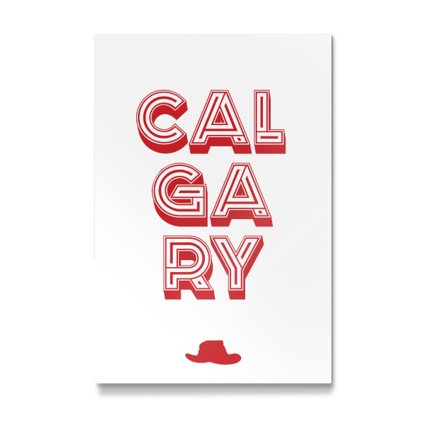 Galerie-Print "Calgary Typo" 75x50 cm artboxONE
