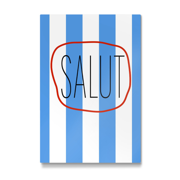 Galerie-Print "Salut" 30x20 cm artboxONE