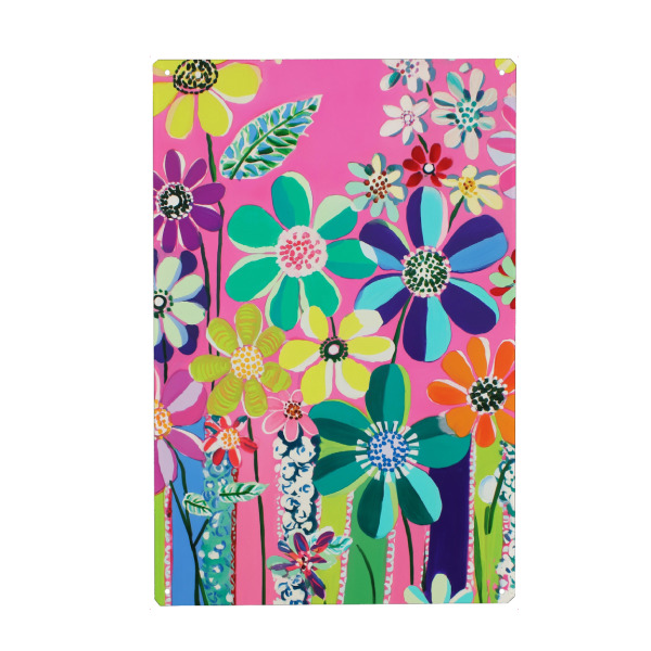 Holzbild "Sommerliche Blütenvielfalt" artboxONE - Natur,Floral