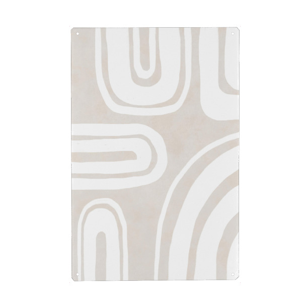 Holzbild "Sanfte Linienstrukturen" artboxONE - Natur,Abstrakt,Geometrie