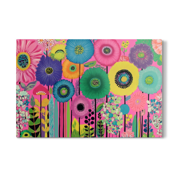 Galerie-Print "Blumenpower in Pink" 75x50 cm artboxONE