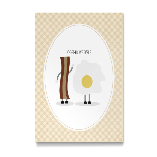 Galerie-Print "Frühstücks Duos Speck und Eier" 75x50 cm artboxONE