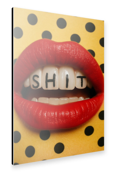 Alu-Dibond "Bold Statement" 30x20 cm artboxONE