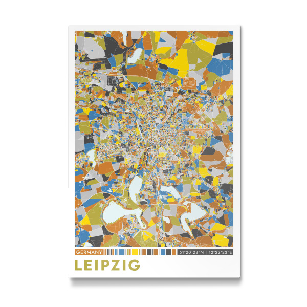 Galerie-Print "Leipzig City Color" 30x20 cm artboxONE