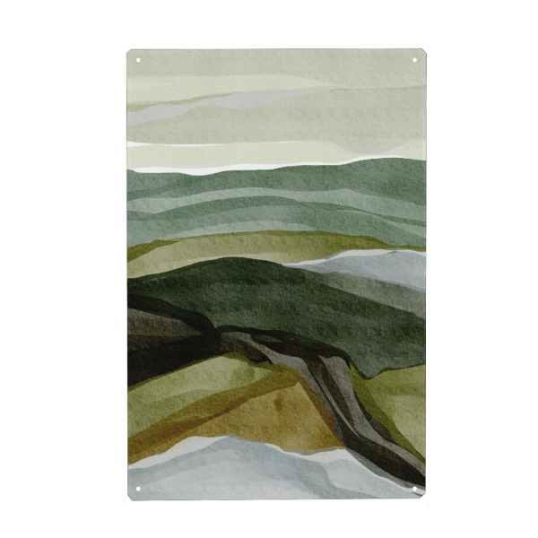 Holzbild "Monochromatic view" artboxONE - Natur,Abstrakt,Weihnachten