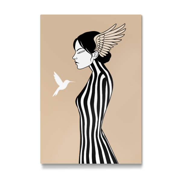 Galerie-Print "Stummes Mädchenvogel" 75x50 cm artboxONE