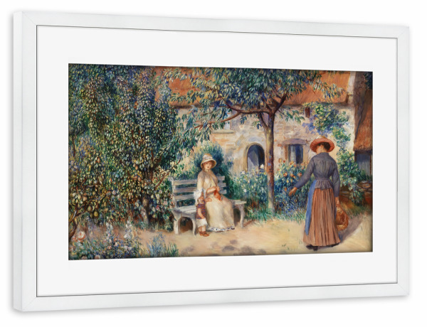 Poster mit Rahmen weiß "In der Bretagne" artboxONE - Architektur,Für Mama,Für Papa