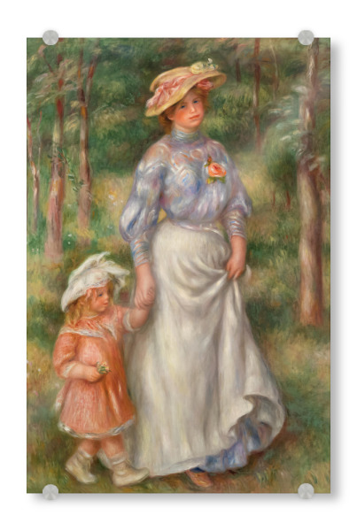 Acrylglasbild "Promenade by Pierre-Auguste Renoir" artboxONE - Für Kinder,Für Mama,Für Papa