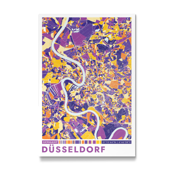 Galerie-Print "Düsseldorf Color" 75x50 cm artboxONE