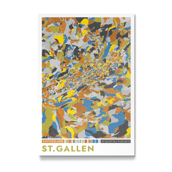 Galerie-Print "St. Gallen Color" 75x50 cm artboxONE
