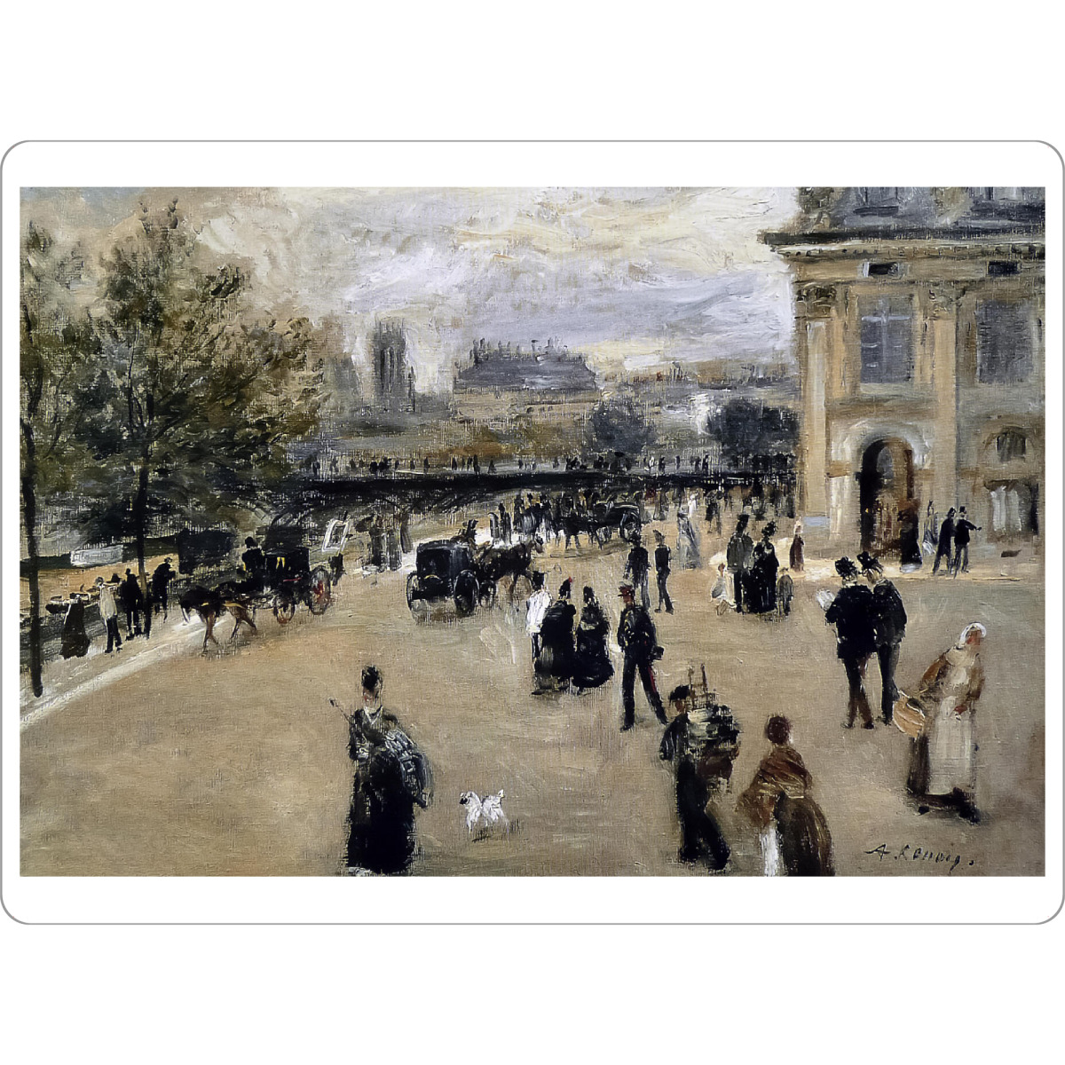 Tischset "L'Einsitut" artboxONE - Städte,Städte / Paris,Für Papa