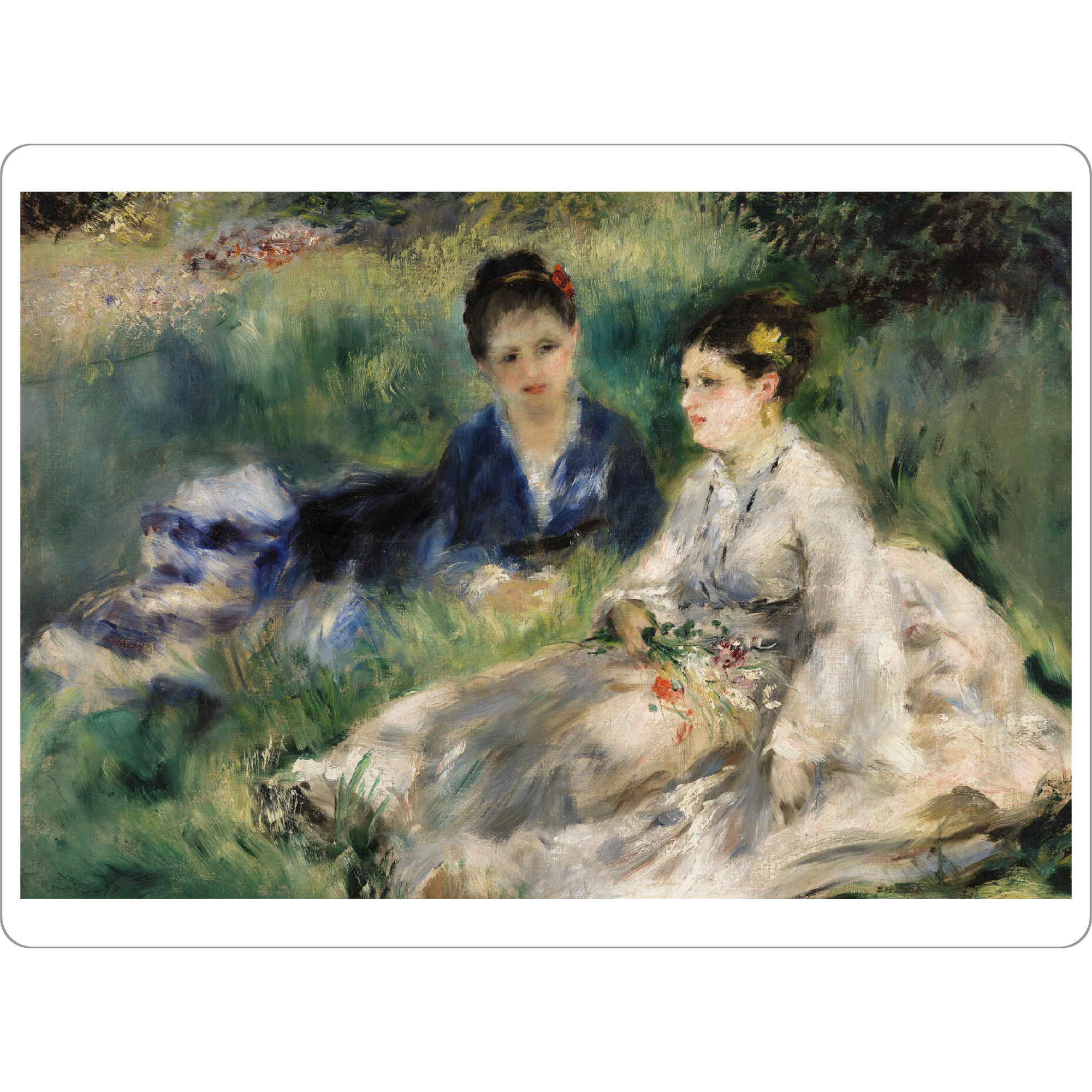 Tischset "Auf dem Gras" artboxONE - Menschen,Für Mama,Für Papa