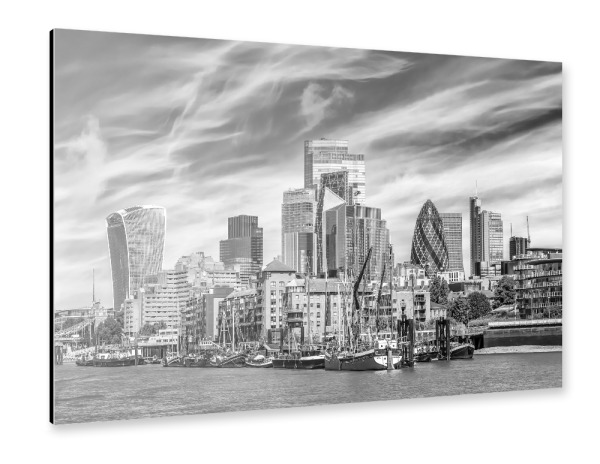 Alu-Dibond "London Skyline mit maritimen Flair" 30x20 cm artboxONE