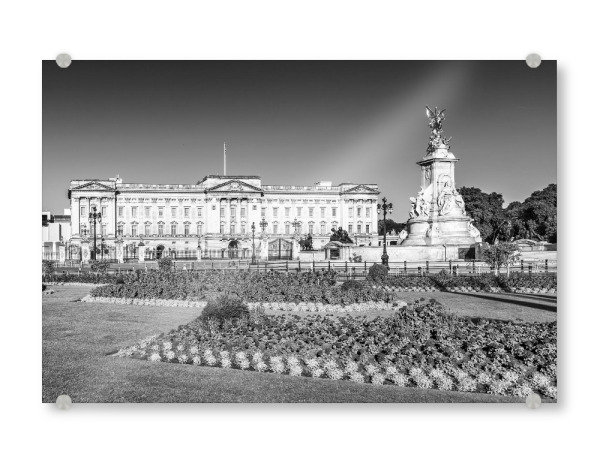 Acrylglasbild "Monochromer Buckingham Palace" artboxONE - Städte / London,Schwarzweiß,Architektur