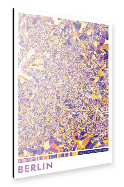 Alu-Dibond "Berlin Color" 75x50 cm artboxONE