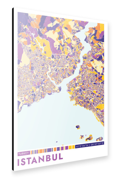 Alu-Dibond "Istanbul Color" 30x20 cm artboxONE