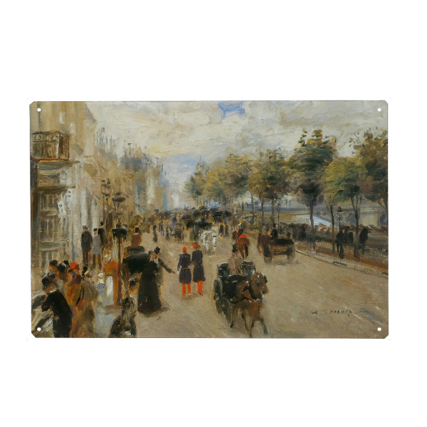 Holzbild "Le Quai Malaquais" artboxONE - Städte,Städte / Paris,Für Papa