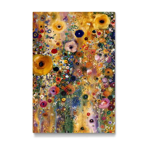 Galerie-Print "Blumen Abst. H, Klimt (matart)" 75x50 cm artboxONE