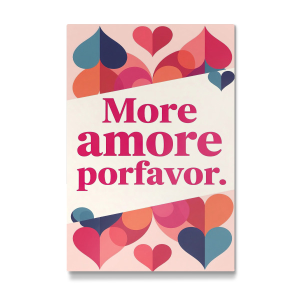 Galerie-Print "Mehr Amore por favor b" 75x50 cm artboxONE
