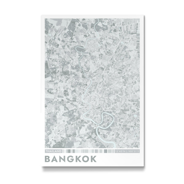 Galerie-Print "Color Map Bangkok" 75x50 cm artboxONE