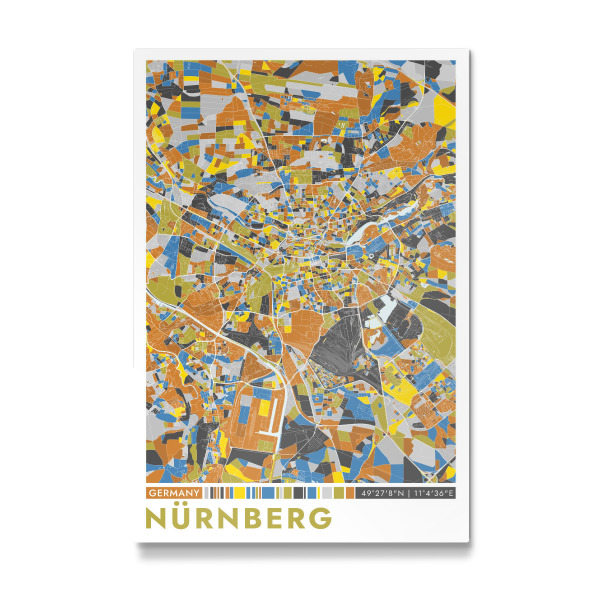 Galerie-Print "Nürnberg Color" 75x50 cm artboxONE