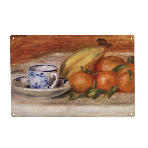Holzbild "Orangen, Bananen und Teetassen" artboxONE - Für Mama,Für Papa
