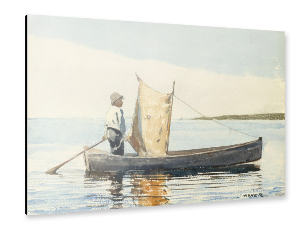 Alu-Dibond "Junge in einer Dorie" 75x50 cm artboxONE