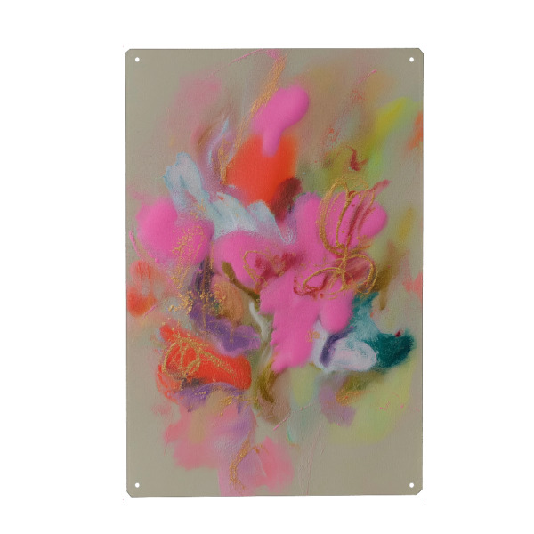 Holzbild "Abstrakte Farben Energie" artboxONE - Natur,Abstrakt