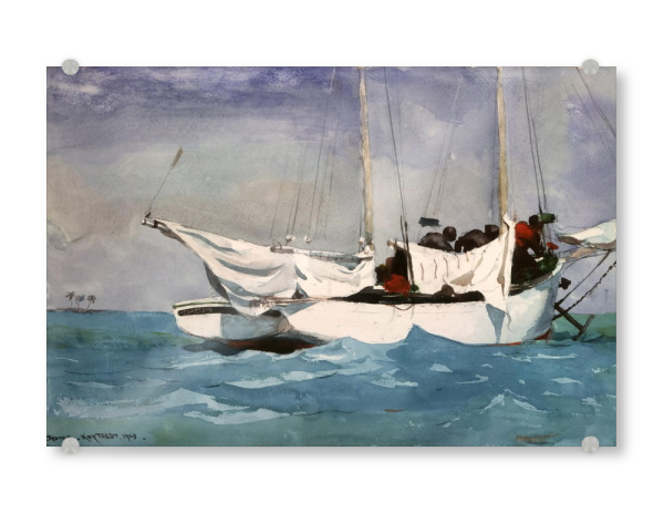Acrylglasbild "Anker einholen" artboxONE - Reise,Reise / Strand und Meer,Reise / Länder