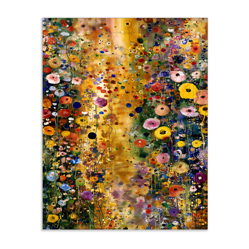 Flowers Abstract G, Klimt (matart)