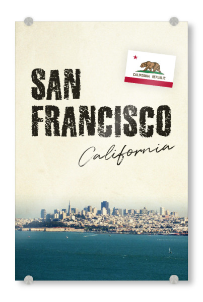 Acrylglasbild "San Fransico, California" artboxONE - Reise,Architektur,Reise / Länder,Städte / San Francisco
