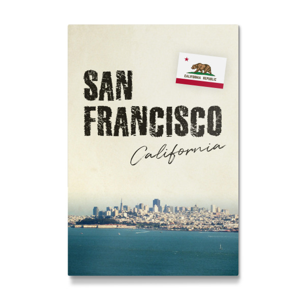Galerie-Print "San Fransico, California" 75x50 cm artboxONE