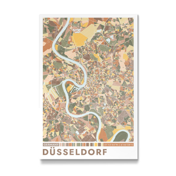 Galerie-Print "Düsseldorf City Color" 75x50 cm artboxONE